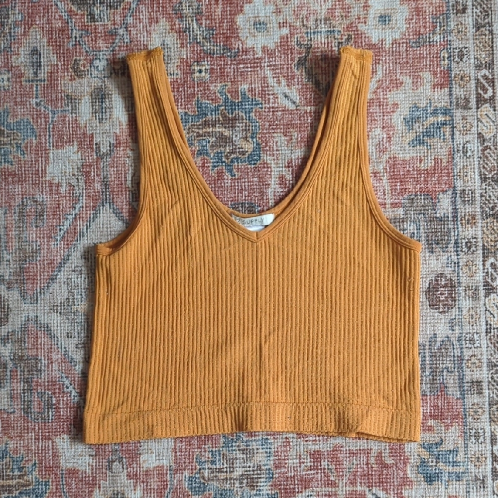 Urban Outfitters Ribbed Amber Tank Top